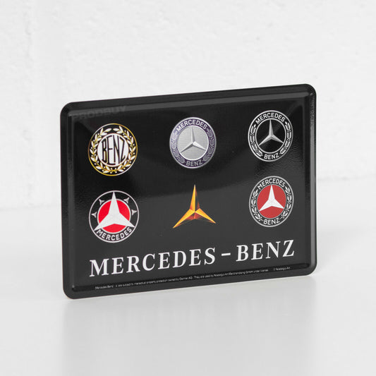 Small 14cm Mercedes-Benz Star Badges Tin Sign