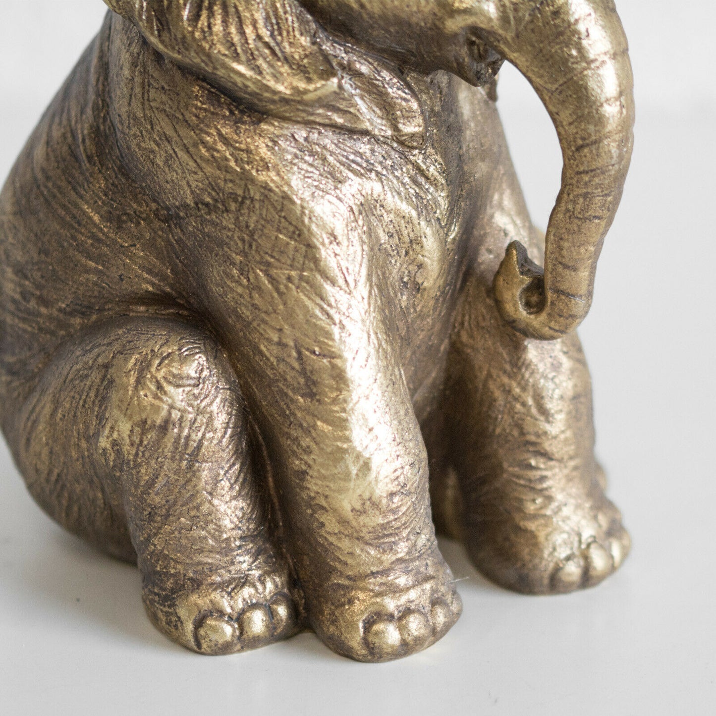 Sitting Elephant Candle Holder 8" Tall