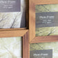 Wall Mounted Wooden Veneer 6 Photo Picture Frame