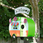 'Welcome' Caravan Tree Hanging Bird House