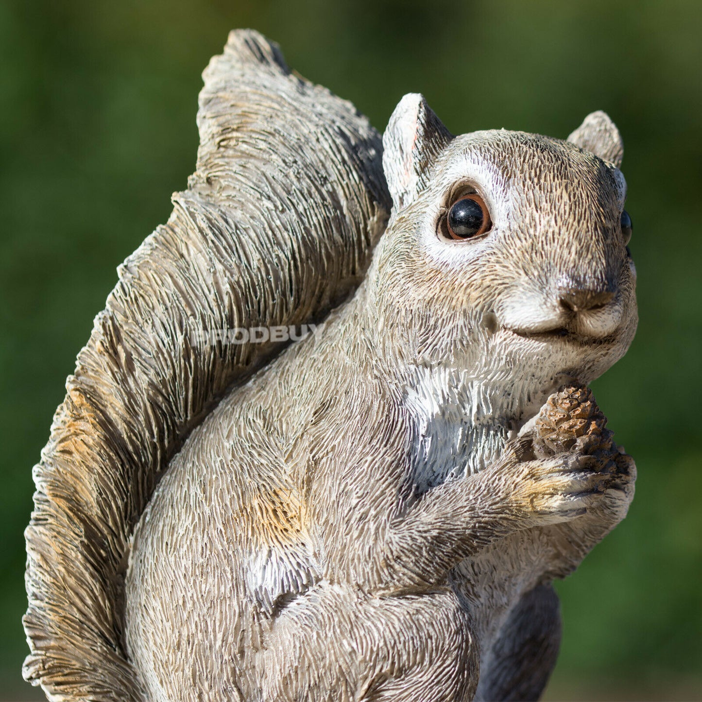 Squirrel Design Bird Feeder Resin Outdoor Garden Ornament