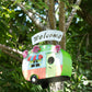'Welcome' Caravan Tree Hanging Bird House