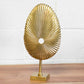 Standing 50cm Tall Large Gold Fossil Art Sculpture Ornament