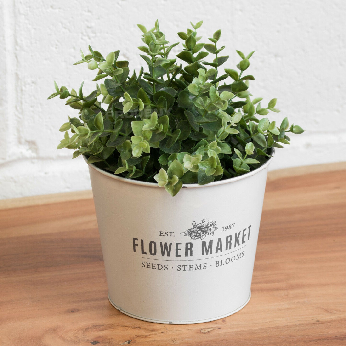 Flower Market Metal Indoor Outdoor Garden Plant Pot