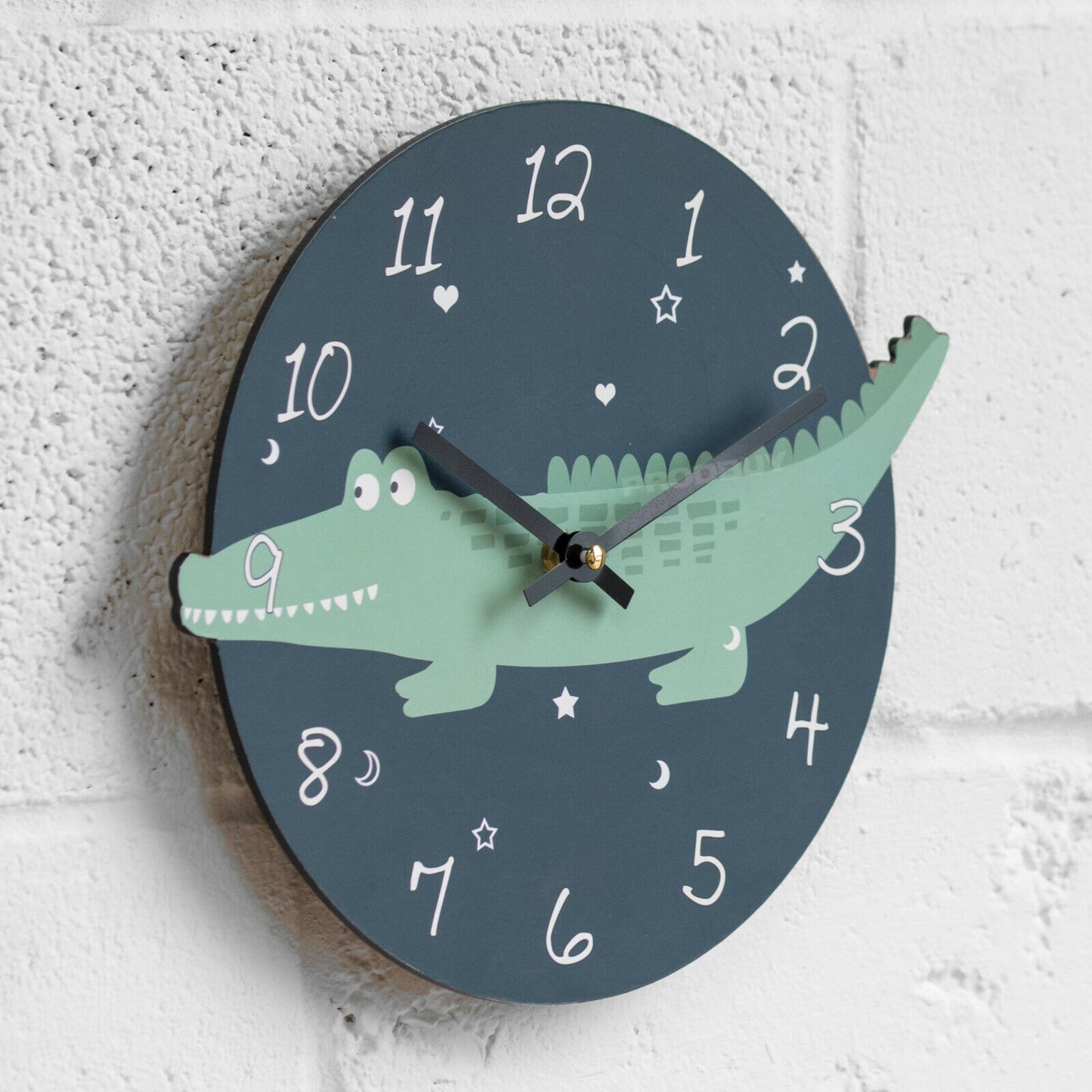 Cute Nursery Animals 26cm Wall Clock