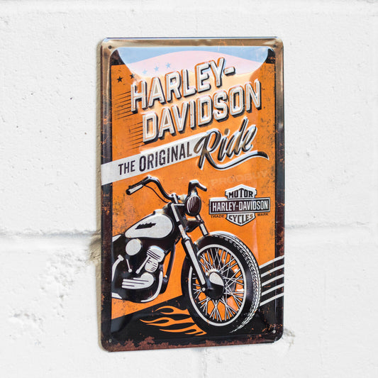 Harley Davidson Vintage Motorbike Wall Tin Sign 30cm Plaque Gifts