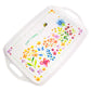 Set of 2 Bee Happy Melamine Handled Serving Trays