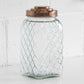 Large 3.4 Litre Copper Lid Glass Food Storage Jar