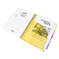 A4 Spiral Tabbed Indexed Project Book Lined Paper Notebook
