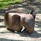 Elephant Shaped Padded Foot Rest Stool