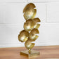 Large 52cm Gold Abstract Tree Sculpture