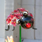 Tall Metal Ladybird Garden Stake Ornament