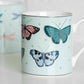 Set of 2 Butterfly & Dragonfly Coffee Mugs