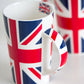 Union Jack Flag Tall Latte Coffee Mugs