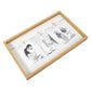 White Wall Mounted 4x6 Multi Photo Frame