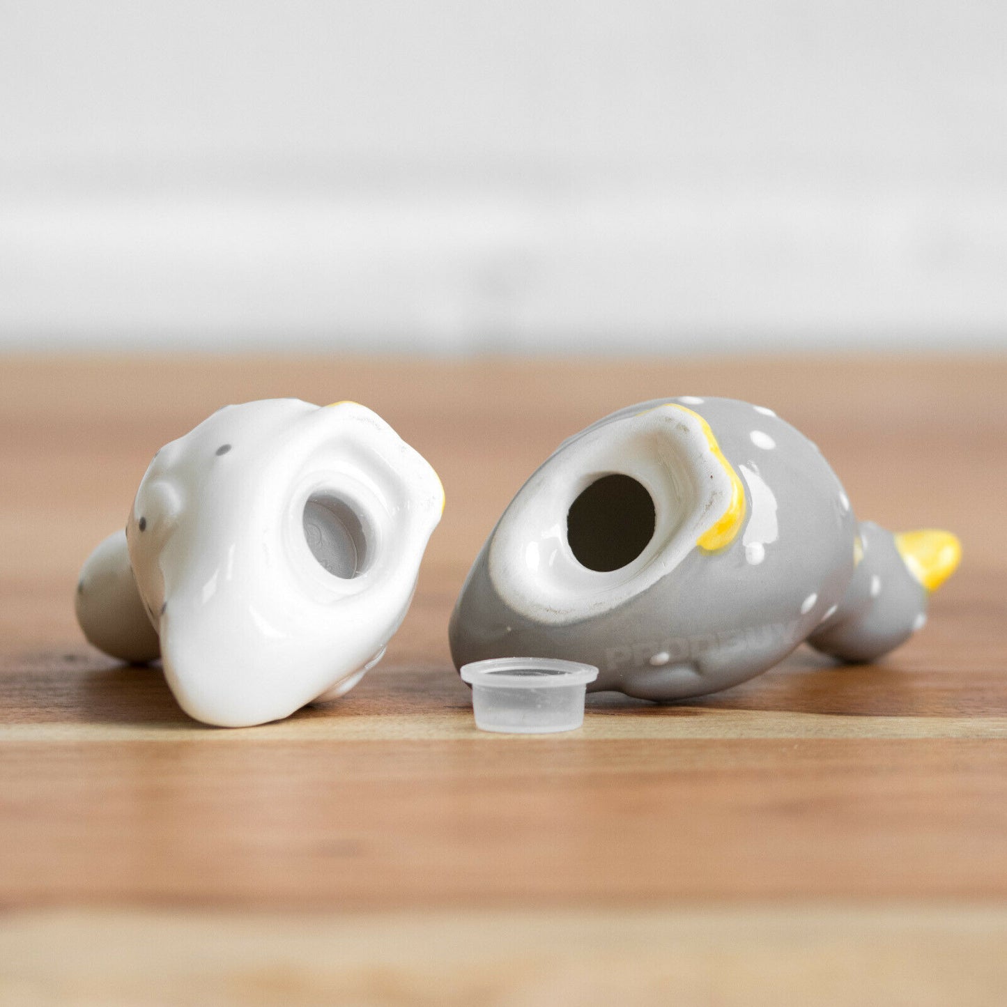 Novelty Duck Ceramic Salt and Pepper Pots Shakers Set