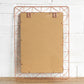 Copper Colour Metal Wall Mirror Large Rectangle 55cm