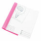 Pack of 3 Memory Aid A5 Pink Paper 88 Page Notebooks