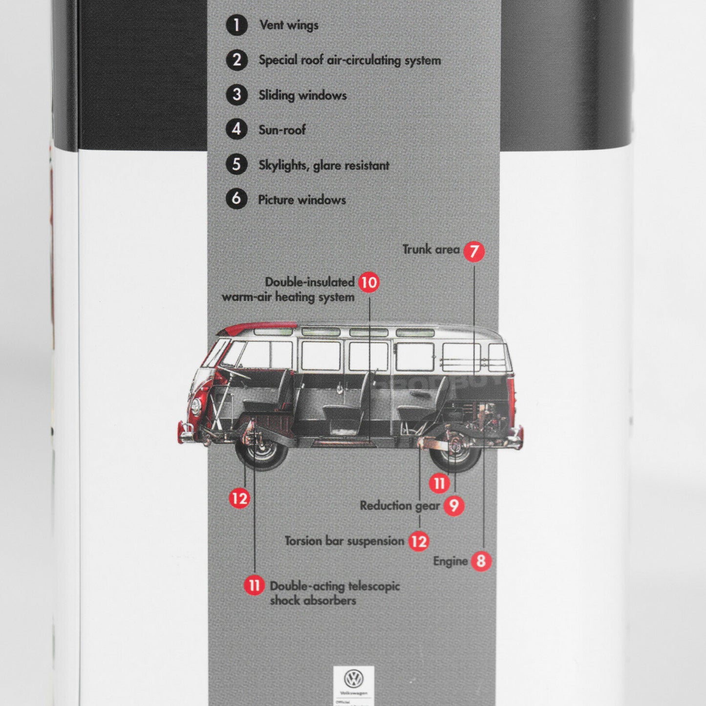 VW 'Good In Shape' Camper Van 3 Litre Metal Storage Tin