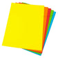Pack of 100 Multicolour Craft Card A4 Sheets 160gsm