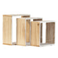 Set of 3 Floating Wall Cubes Square Mounted Shelving