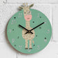 Cute Nursery Animals 26cm Wall Clock
