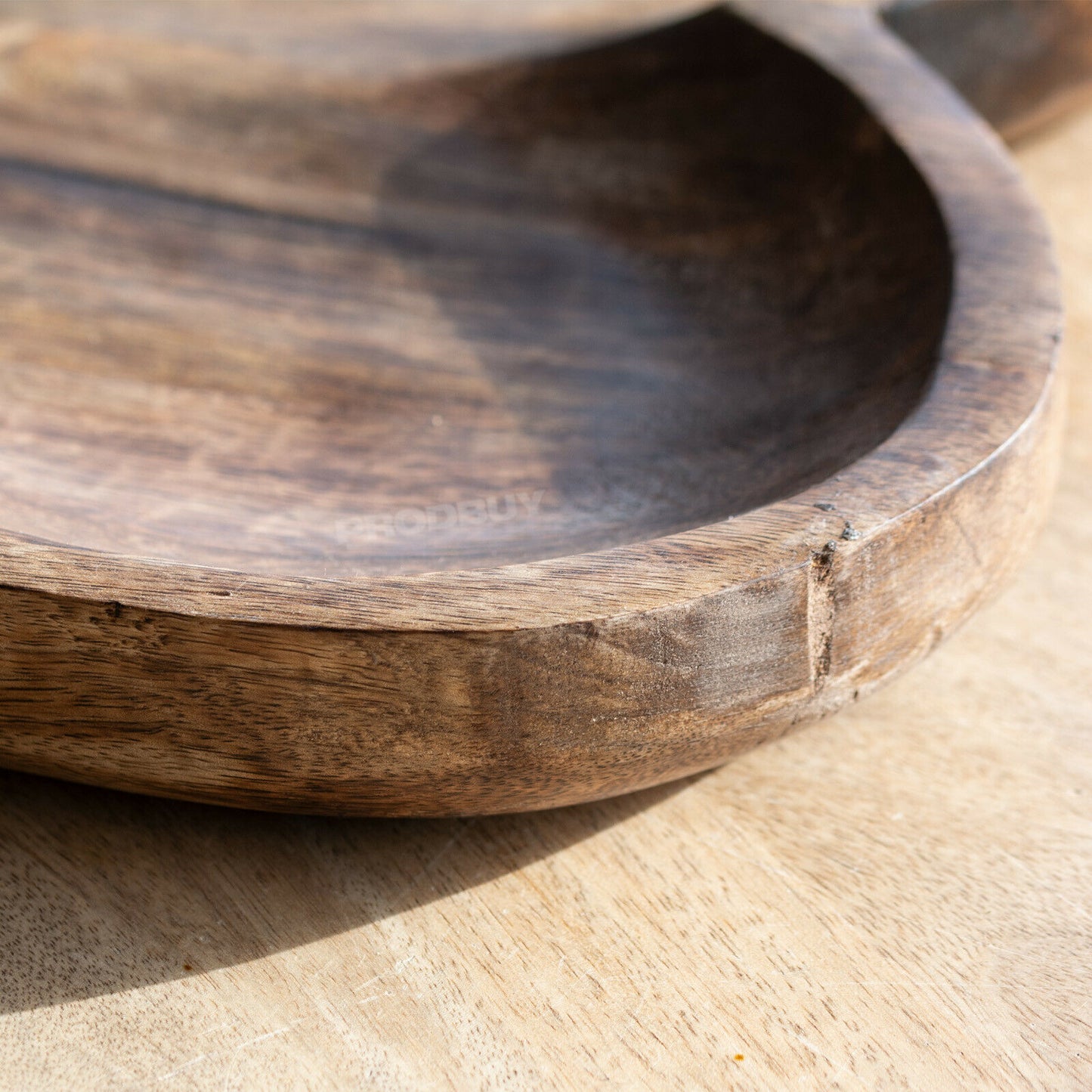 Mango Wooden Heart Shape Display Bowl
