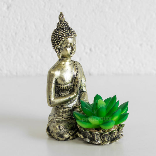 Small Gold Buddha Succulent Ornament