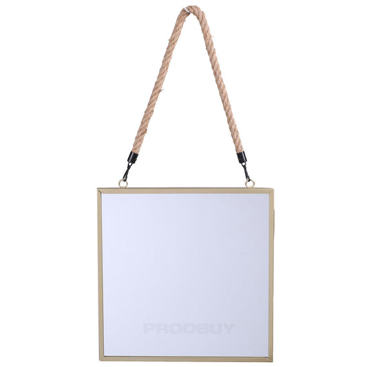 Square Rope Hanging 30cm Wall Mirror