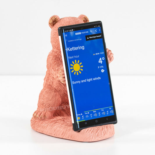 Cute Bear Mobile Phone Tablet Holder Ornament