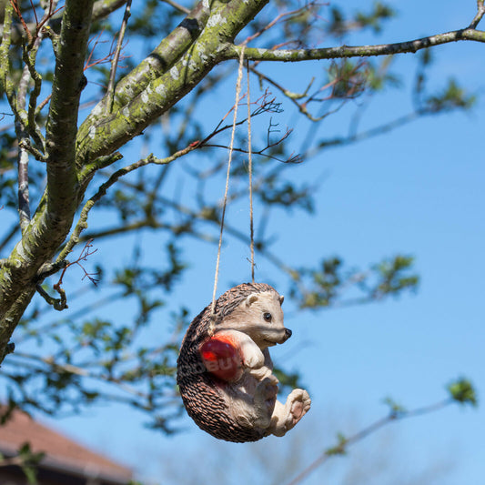 Hanging Hedgehog Garden Ornament