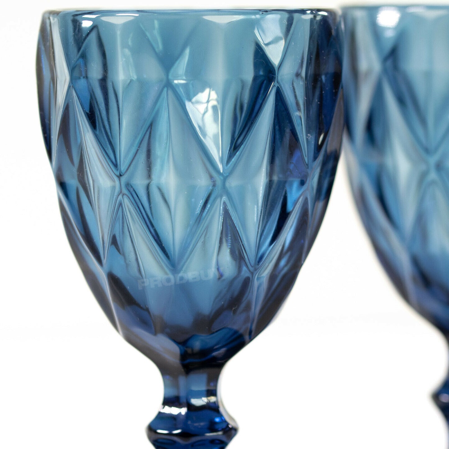 Set of 2 Glass Wine Goblets 32cl