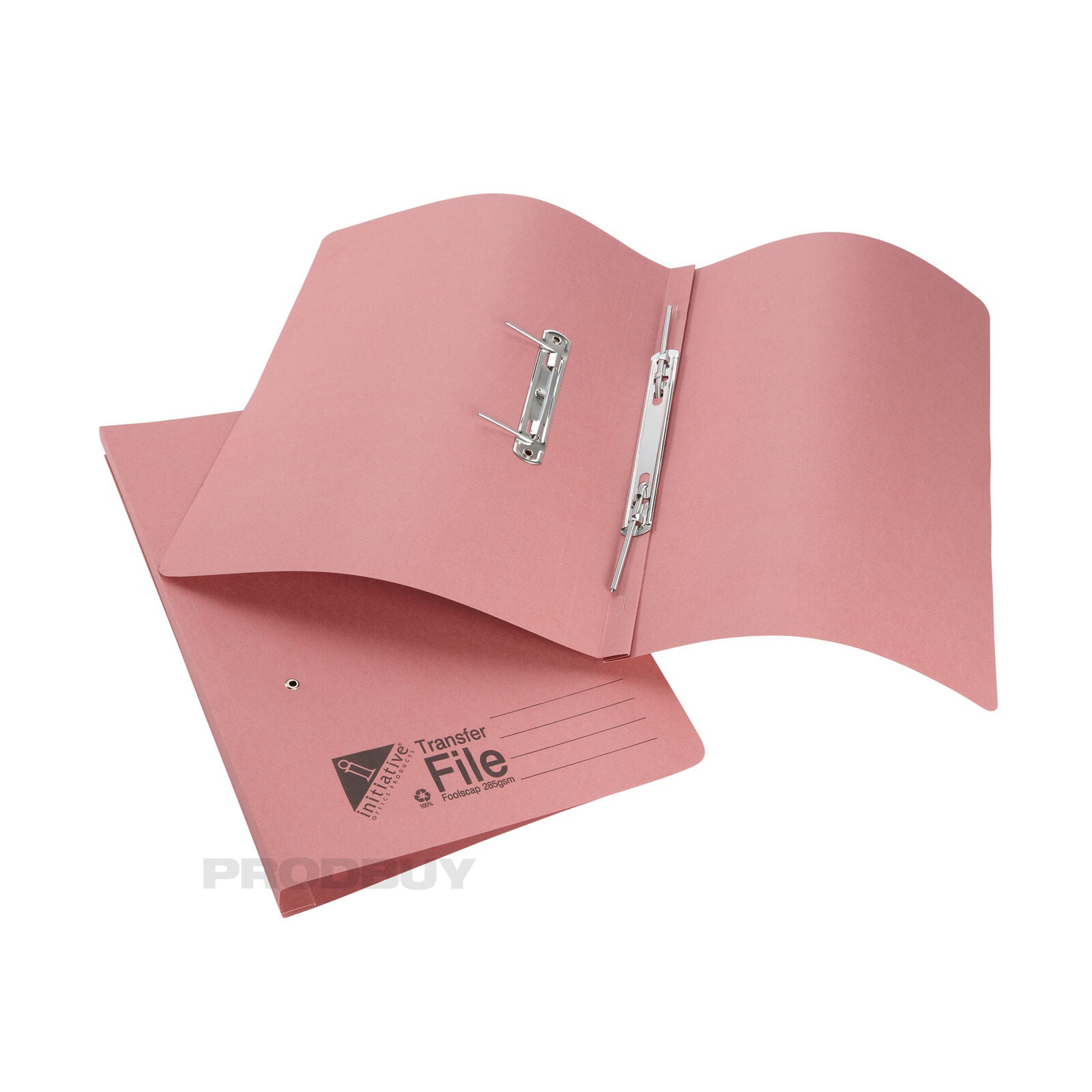 Initiative Pink Transfer Spring Files Foolscap 285gsm – Robert David Home